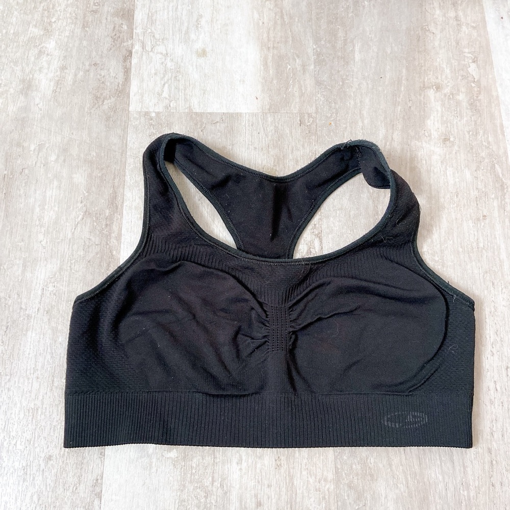 Black champion sports bra